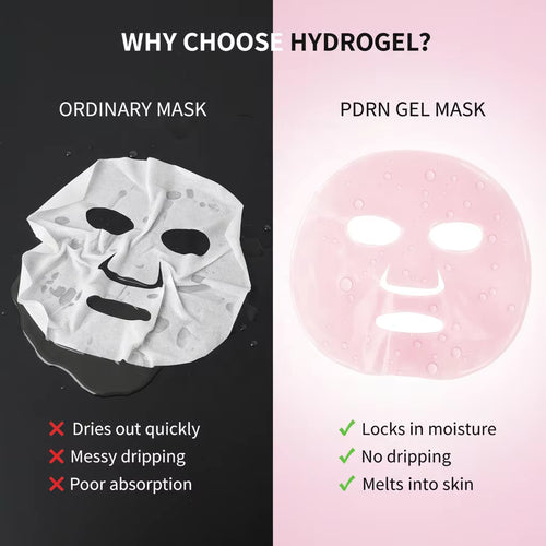 PDRN Sodium DNA Collagen Face Mask Bio-Collagen Hydrogel Sheet Mask for Skin Barrier Recovery and Glow