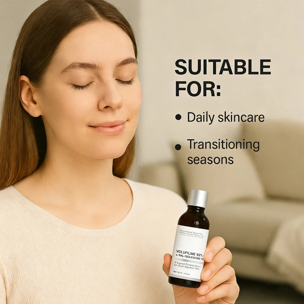Private Label Boosts Fat-Cell Volume Collagen Volufiline 92% + Pal-Isoleucine 1% Serum Niacinamide Daily Skin Care Face Serum
