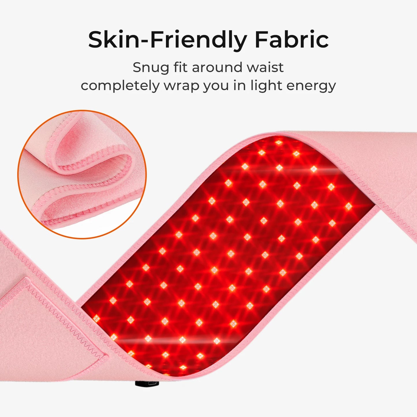 Red Light Therapy Belt For Body – Adjustable Infrared Wrap