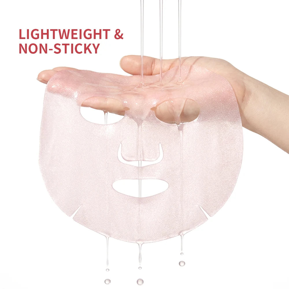 Salmon DNA PDRN Pink Vita Facial Mask Korean Glass Skin Hydrate Firm Balance Skin Care Sheet Mask