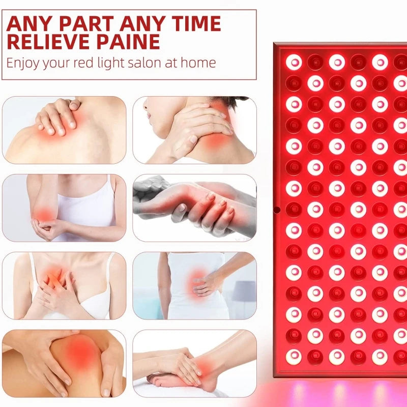 LED Red Light Therapy Panel – 225 LEDs For Skin & Pain