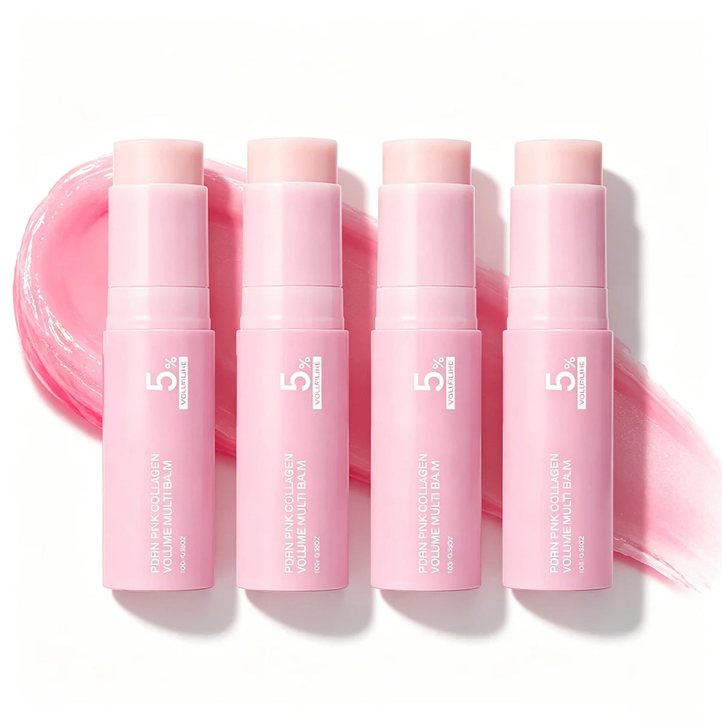 PDRN Pink Collagen Volume Multi Balm Stick Face Body Balm Cream Fine Lines Improvement Skin Portable Face Moisturizing Stick