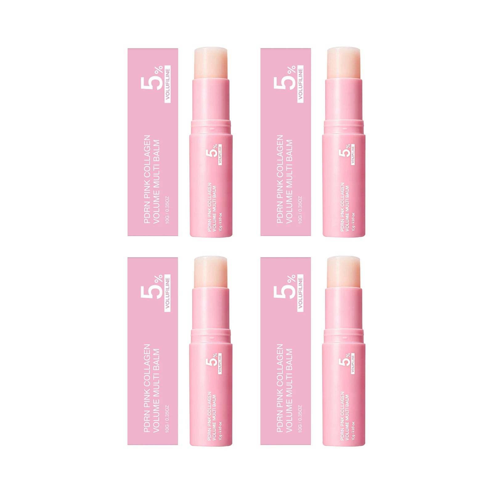 PDRN Pink Collagen Volume Multi Balm Stick Face Body Balm Cream Fine Lines Improvement Skin Portable Face Moisturizing Stick