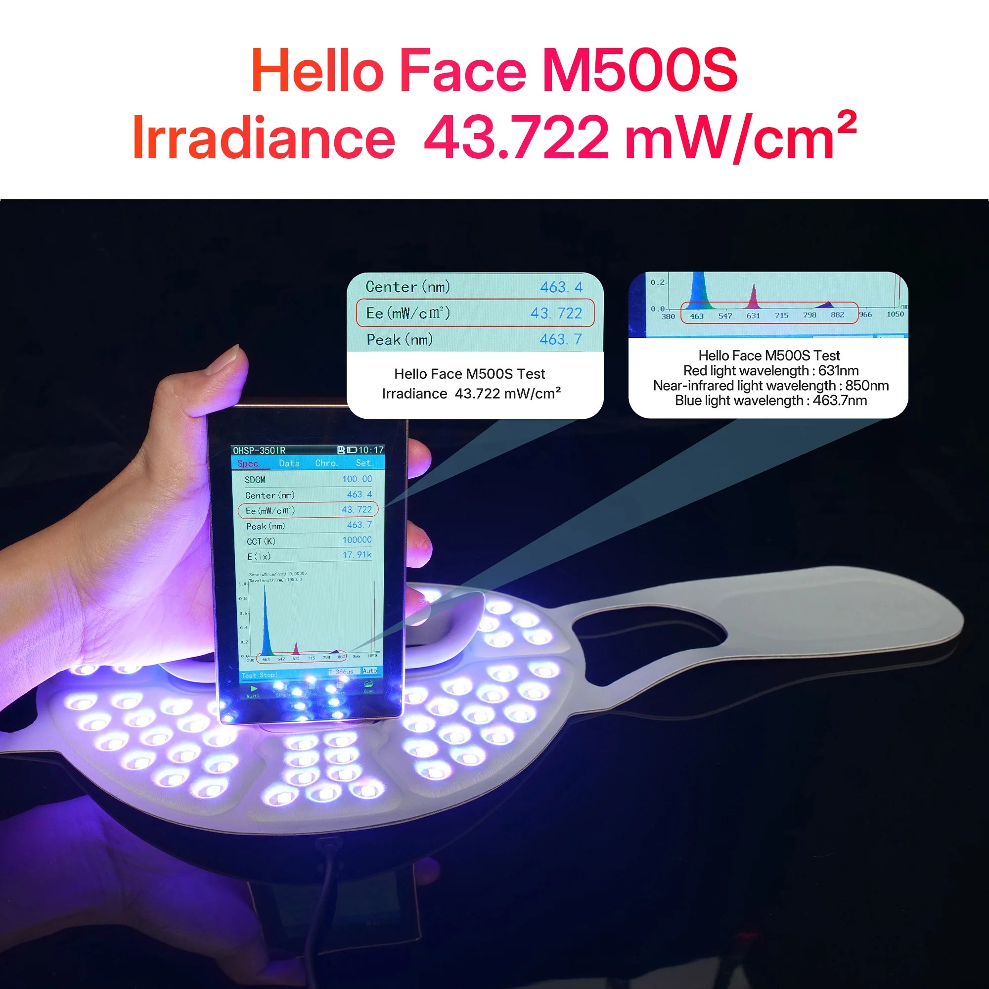 LED Red Light Therapy Face Mask – Multi-Wavelength PDT
